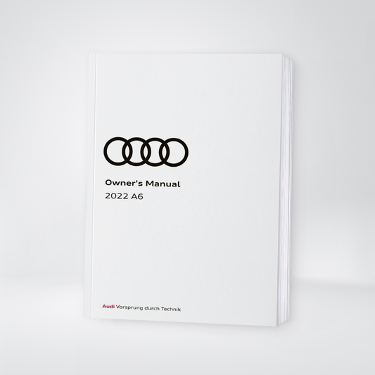 2022 Audi A6 Gebruikershandleiding | Engels