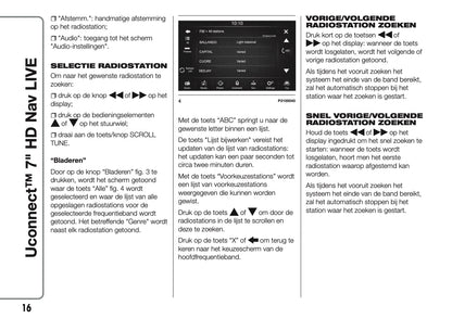 2016-2018 Abarth 500/595/695 Uconnect 7.0 Nav Manual | Dutch