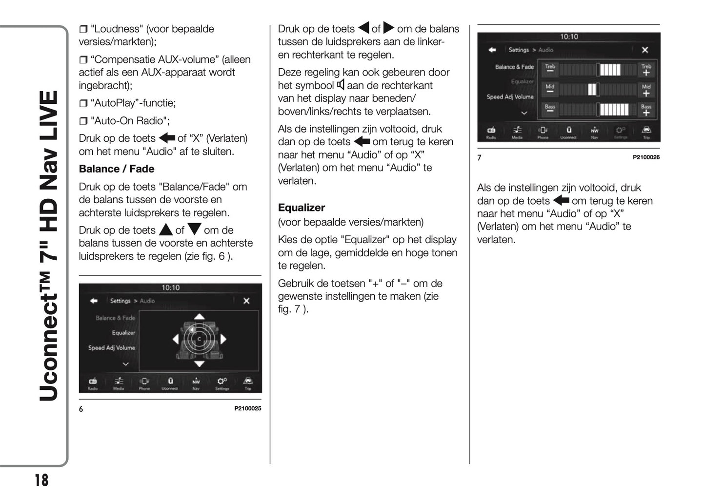 2016-2018 Abarth 500/595/695 Uconnect 7.0 Nav Manual | Dutch