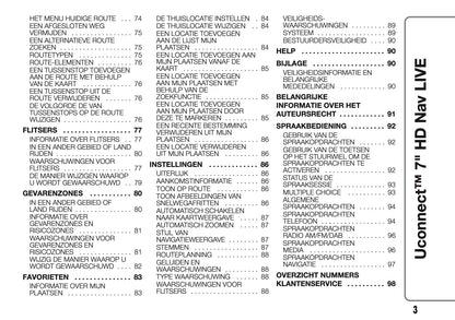 2016-2018 Abarth 500/595/695 Uconnect 7.0 Nav Manual | Dutch