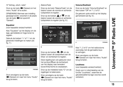 2017-2018 Abarth 500/595/695 Uconnect 5.0 Radio Handleiding | Nederlands