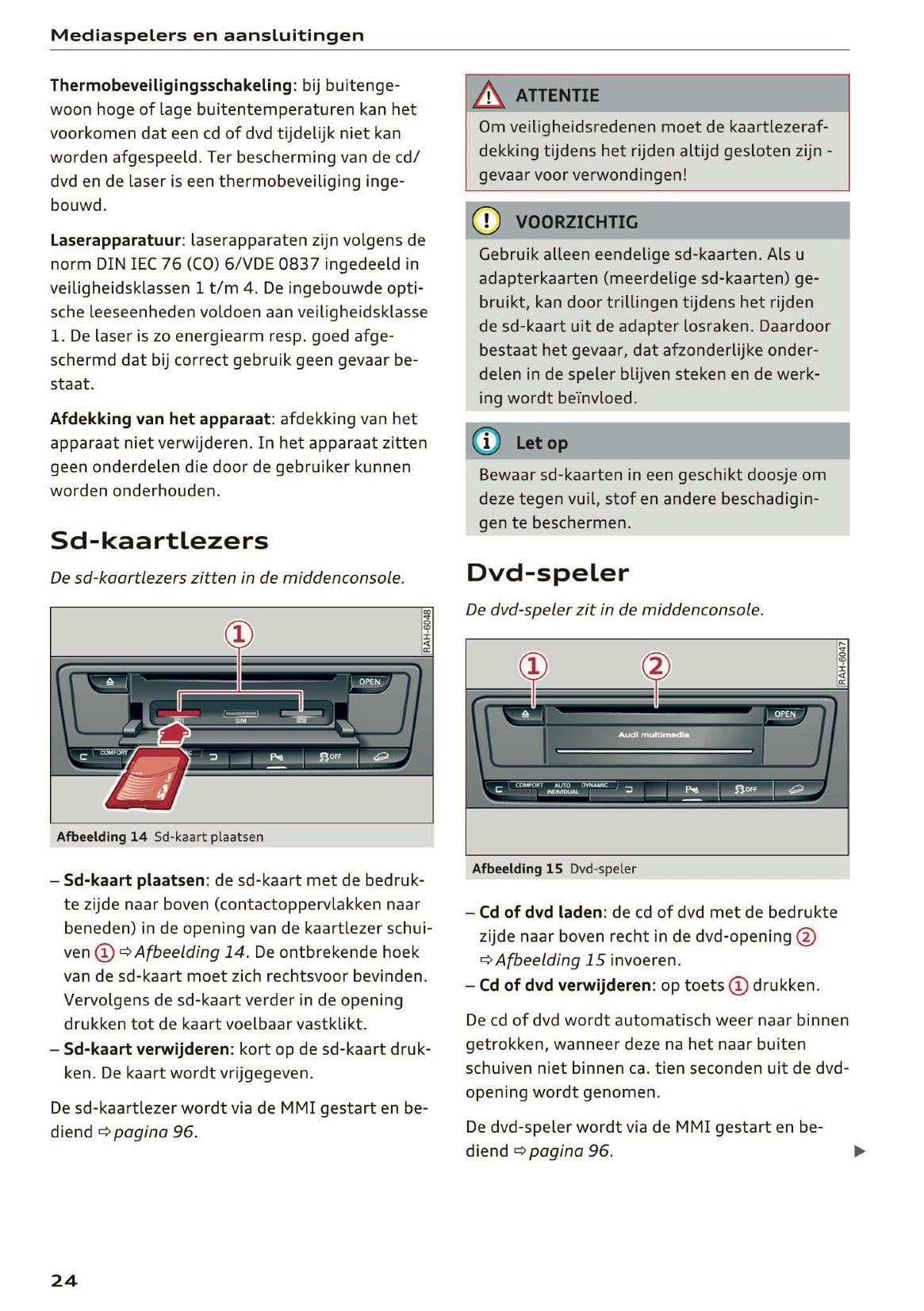 2015-2016 Audi MMI Navigation Plus Manual | Dutch