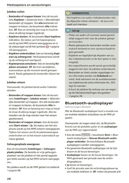 2015-2016 Audi MMI Navigation Plus Manual | Dutch