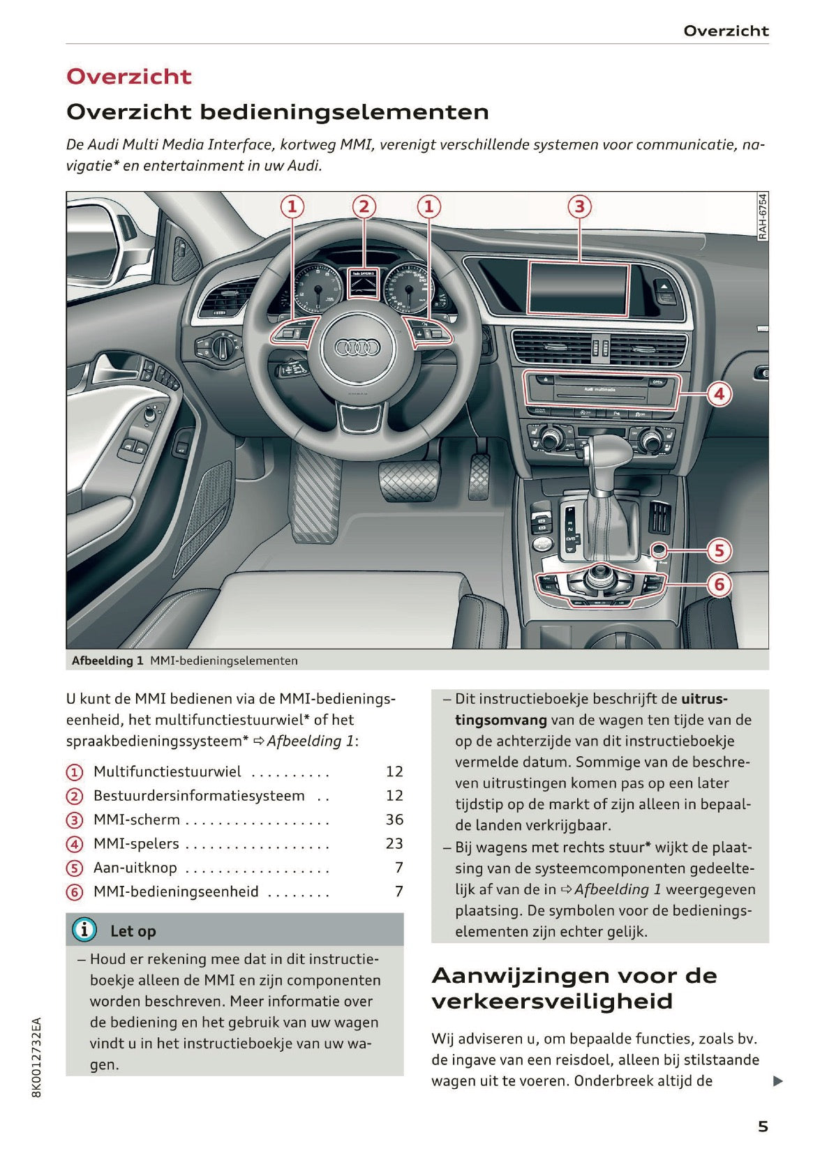 2015-2016 Audi MMI Navigation Plus Manual | Dutch