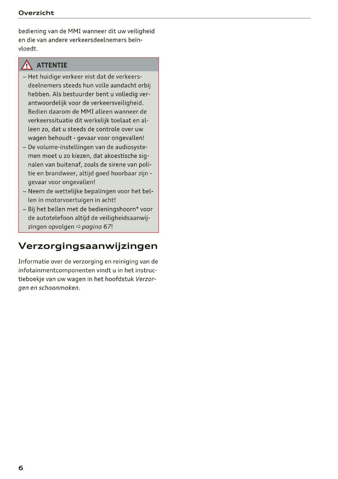 2015-2016 Audi MMI Navigation Plus Manual | Dutch