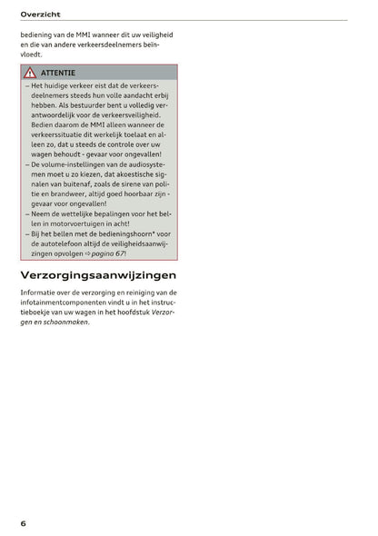 2015-2016 Audi MMI Navigation Plus Manual | Dutch