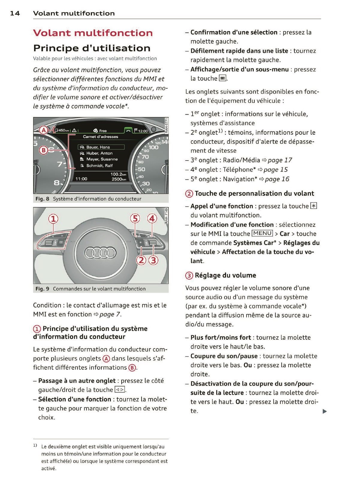 2013-2014 Audi MMI Navigation Plus Manuel d'Infotainment | Français