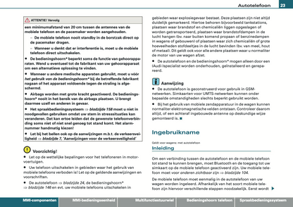 2008-2010 Audi MMI Navigatie Plus Infotainment Handleiding | Nederlands