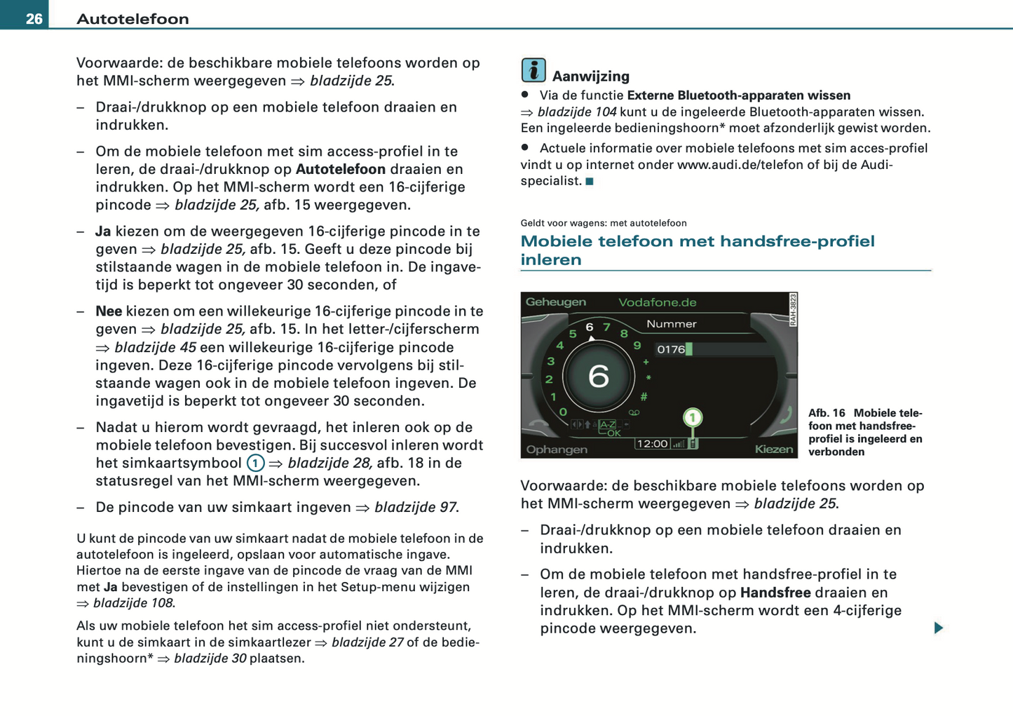 2008-2010 Audi MMI Navigatie Plus Infotainment Handleiding | Nederlands