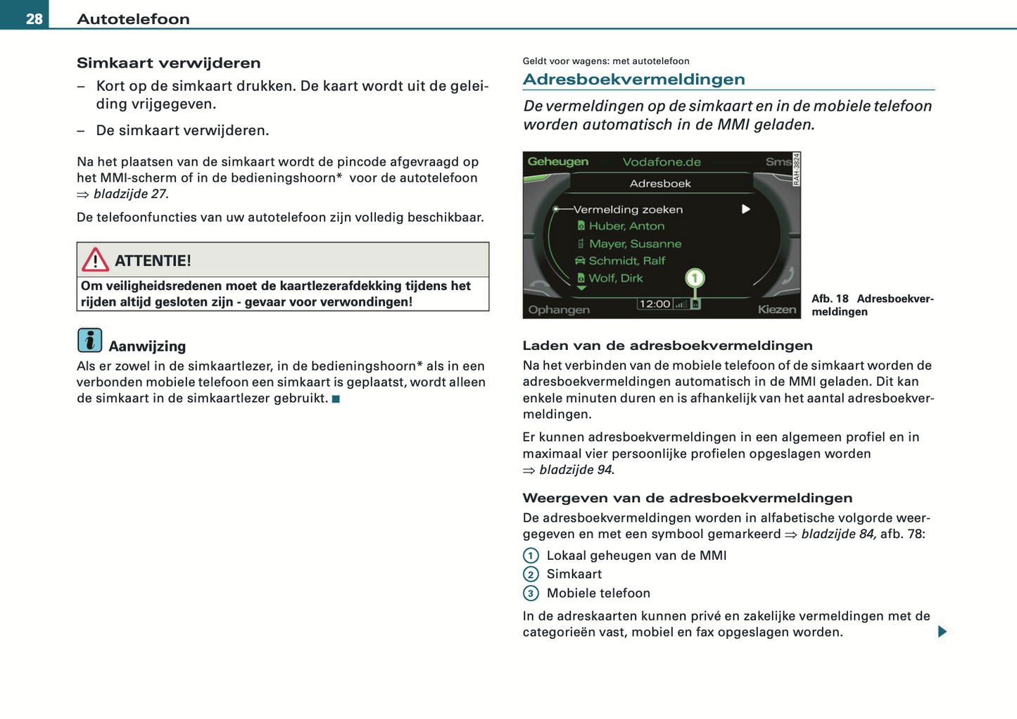 2008-2010 Audi MMI Navigatie Plus Infotainment Handleiding | Nederlands