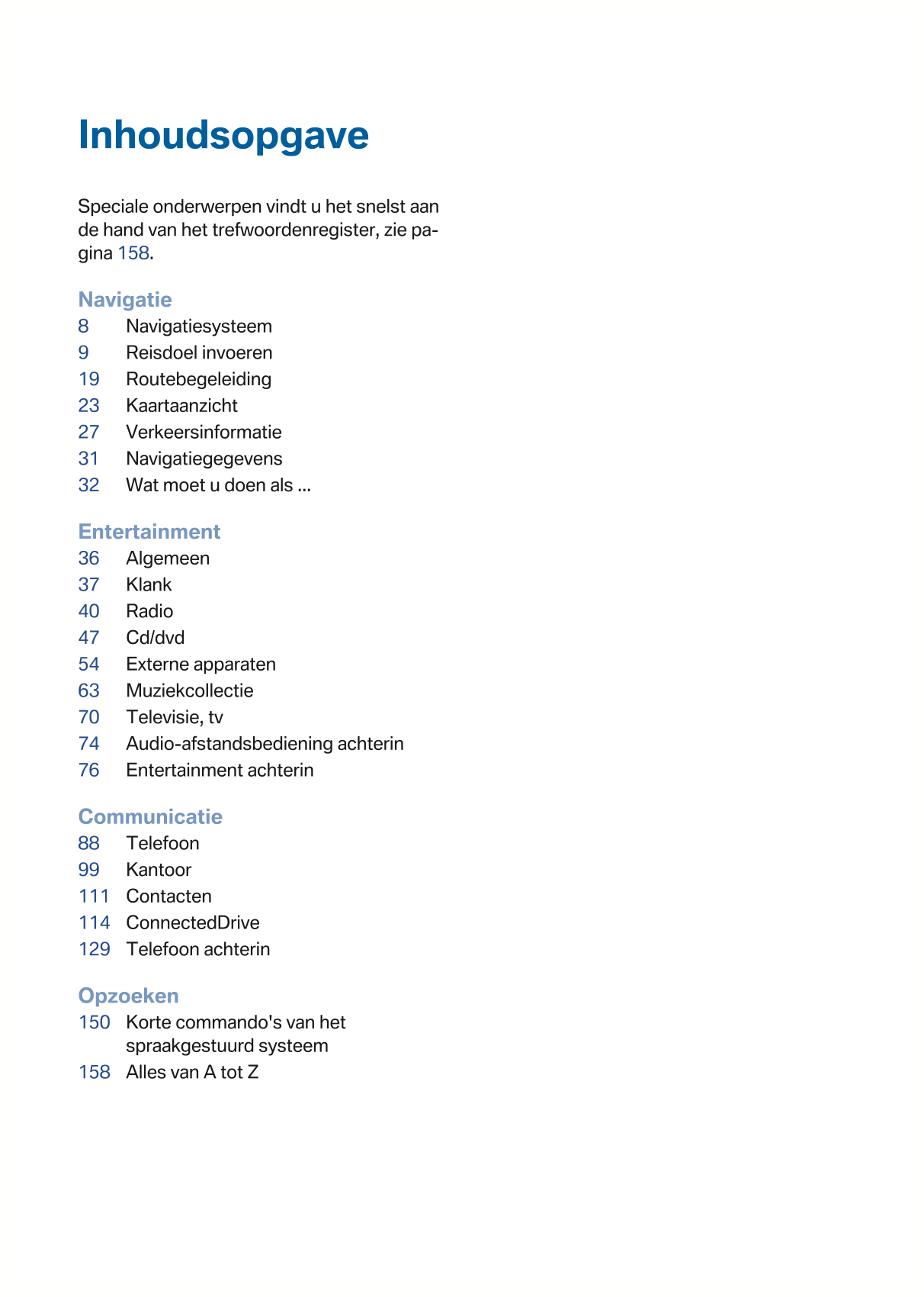 2015 BMW 4 Series Infotainment Manual | Dutch