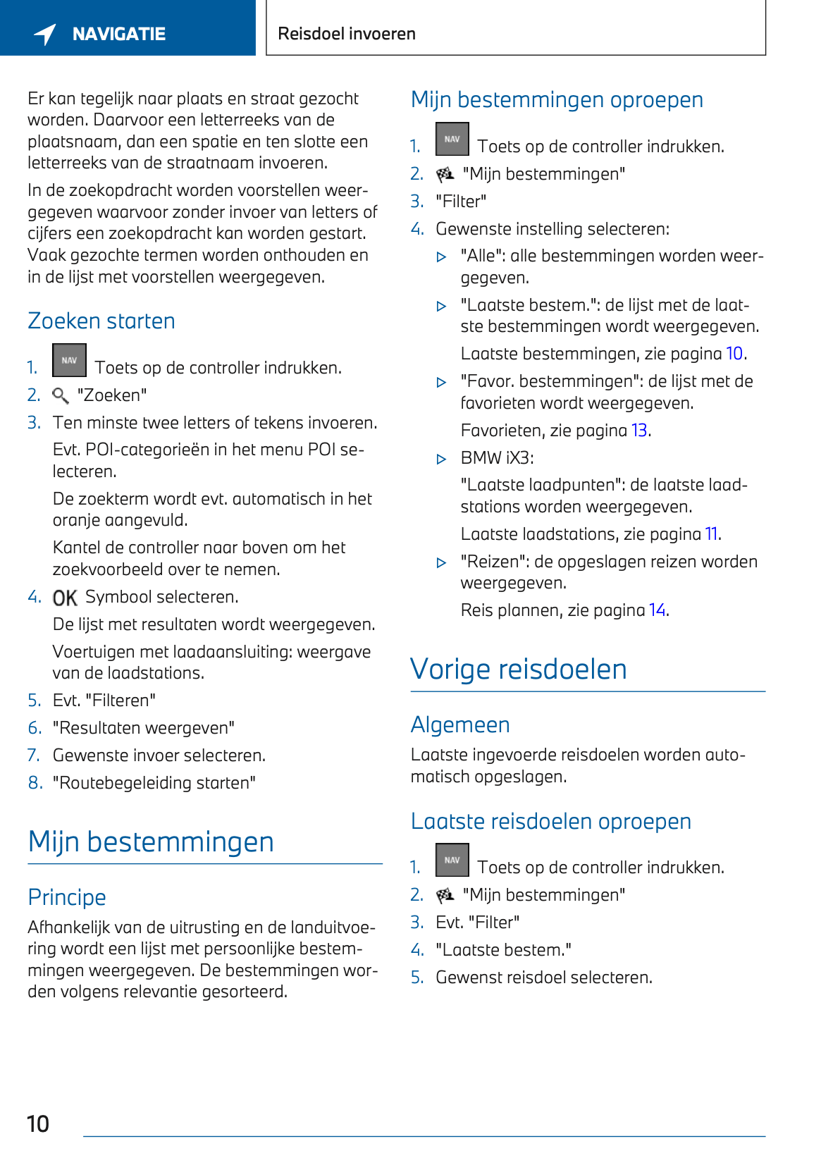 2023 BMW 1 Series Infotainment Manual | Dutch