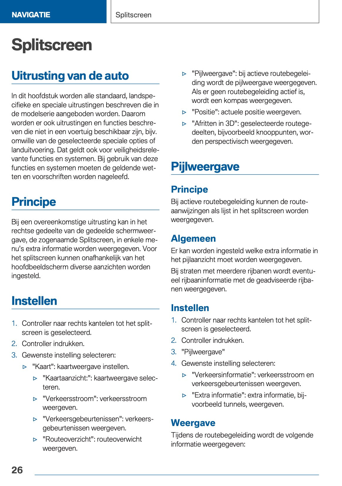 2020 BMW X3 Plug-in-Hybrid Infotainment Manual | Dutch