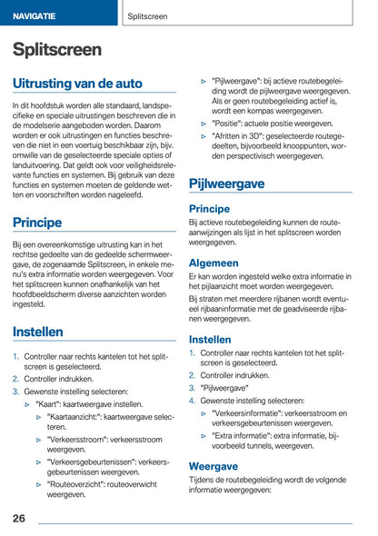2020 BMW X3 Plug-in-Hybrid Infotainment Manual | Dutch