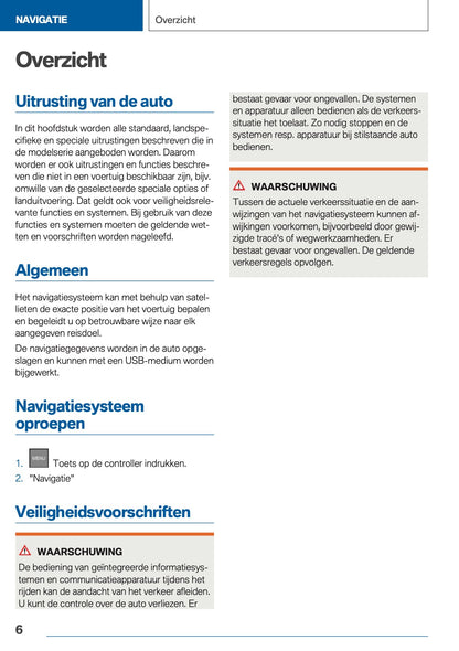 2020 BMW X3 Plug-in-Hybrid Infotainment Manual | Dutch