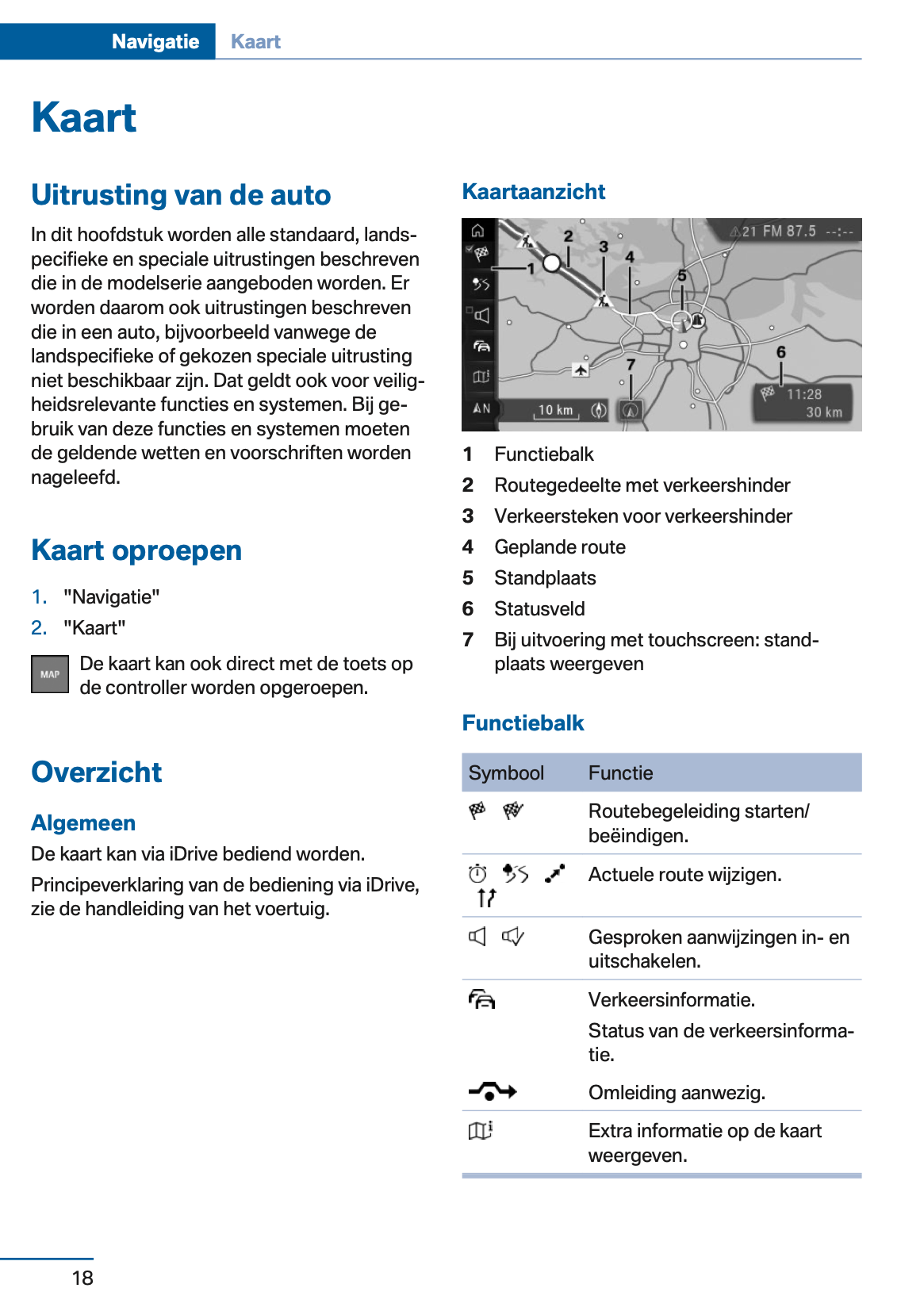 2017-2018 BMW X5 Plug-in-Hybrid Infotainment Manual | Dutch