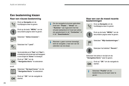 2016-2017 Citroën C3 Infotainment Manual | Dutch