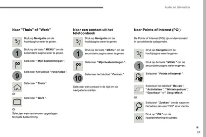 2016-2017 Citroën C3 Infotainment Manual | Dutch