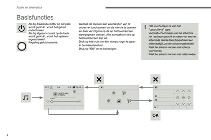 2016-2017 Citroën C3 Infotainment Manual | Dutch