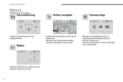 2016-2017 Citroën C3 Infotainment Manual | Dutch