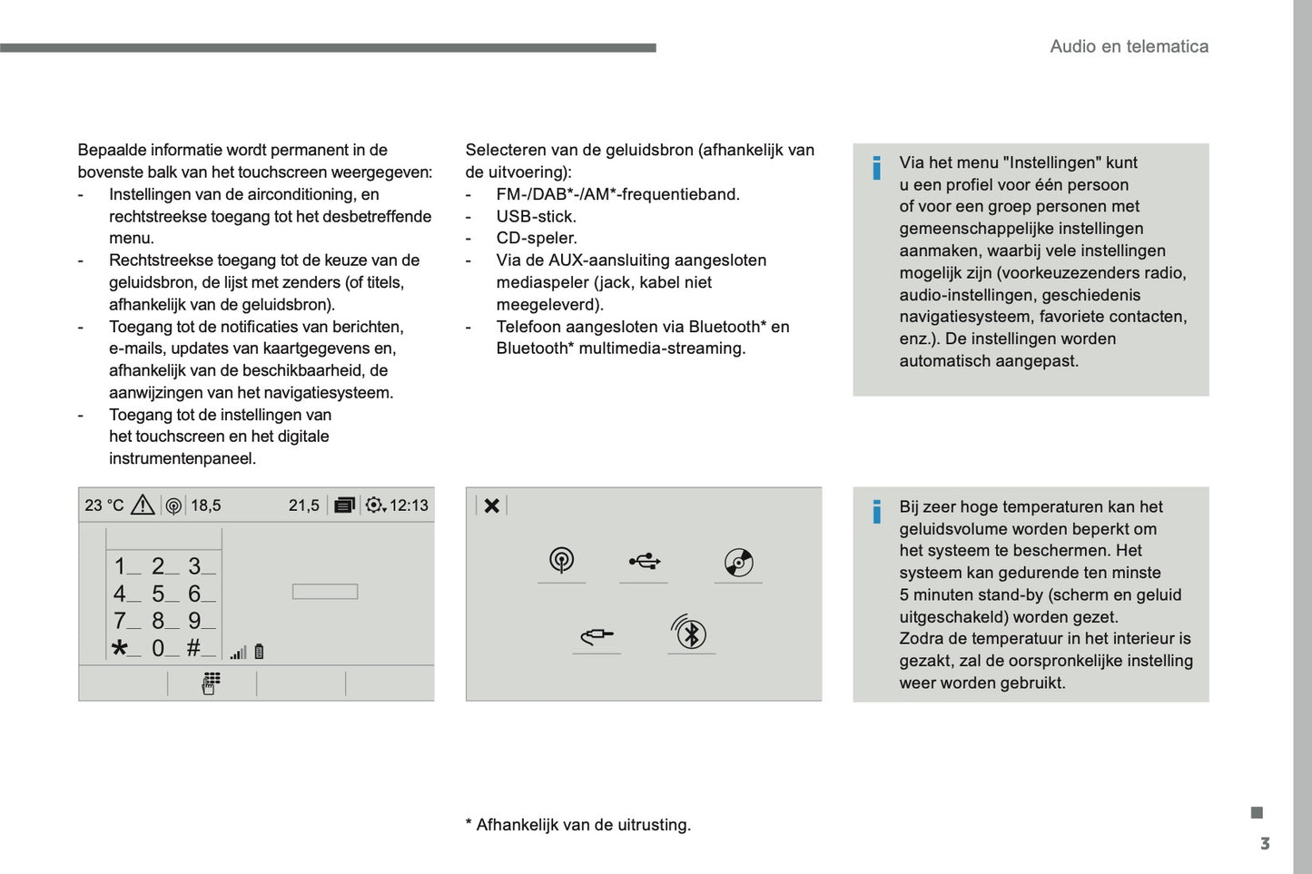 2016-2018 Citroën C4 Picasso/Grand C4 Picasso Infotainment Manual | Dutch