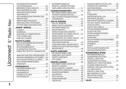 2014-2015 Fiat Ducato Uconnect 5.0 Radio Nav Manual | German
