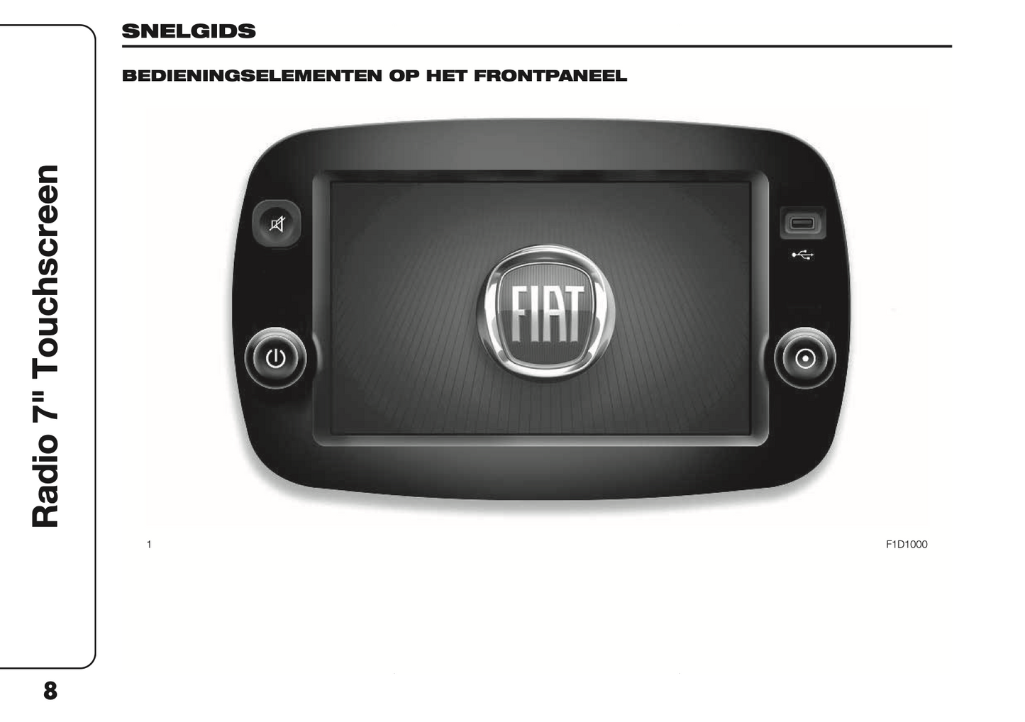 2023 Fiat Panda Uconnect 7.0 Infotainment Manual | Dutch