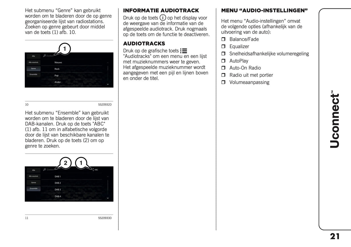 2021-2025 Jeep Compass Uconnect Nav Infotainment Manual | Dutch