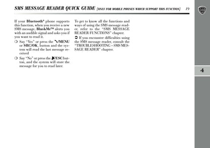 2011-2013 Lancia Delta Blue&Me Instant Nav Manual | English