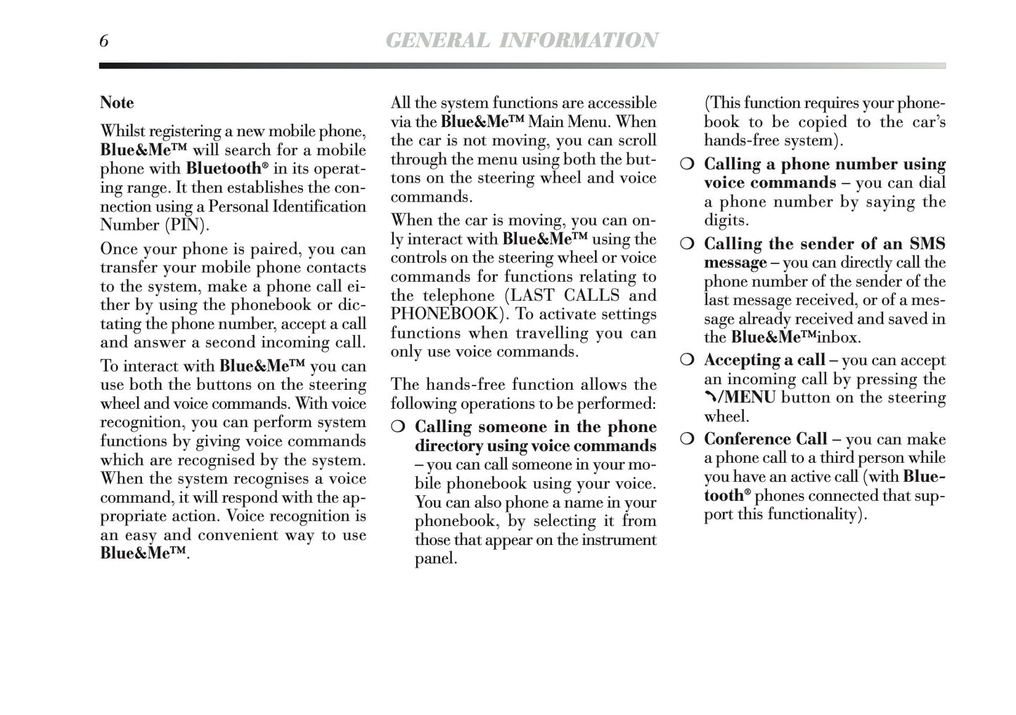 2011-2013 Lancia Delta Blue&Me Instant Nav Manual | English