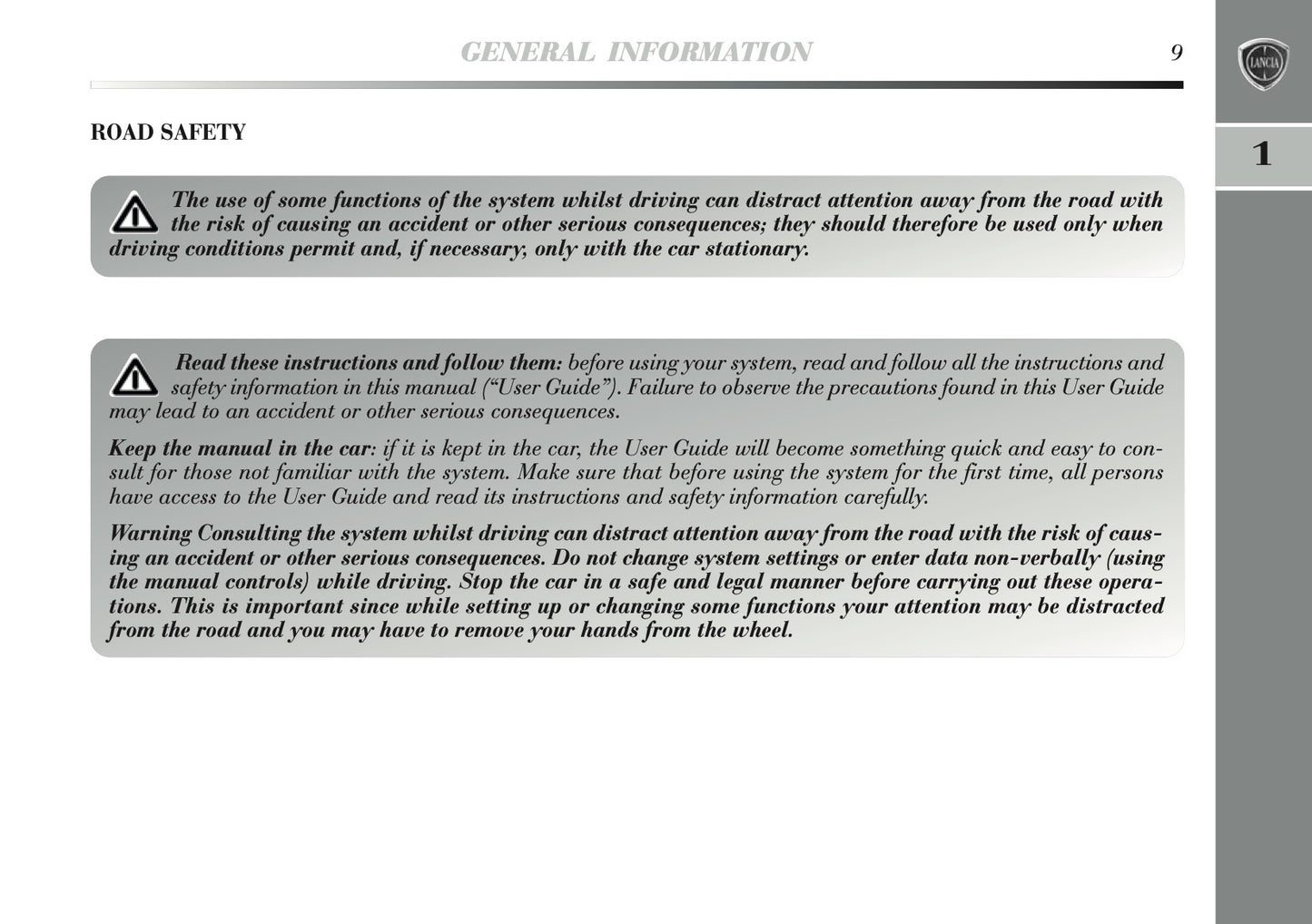 2011-2013 Lancia Delta Blue&Me Instant Nav Manual | English