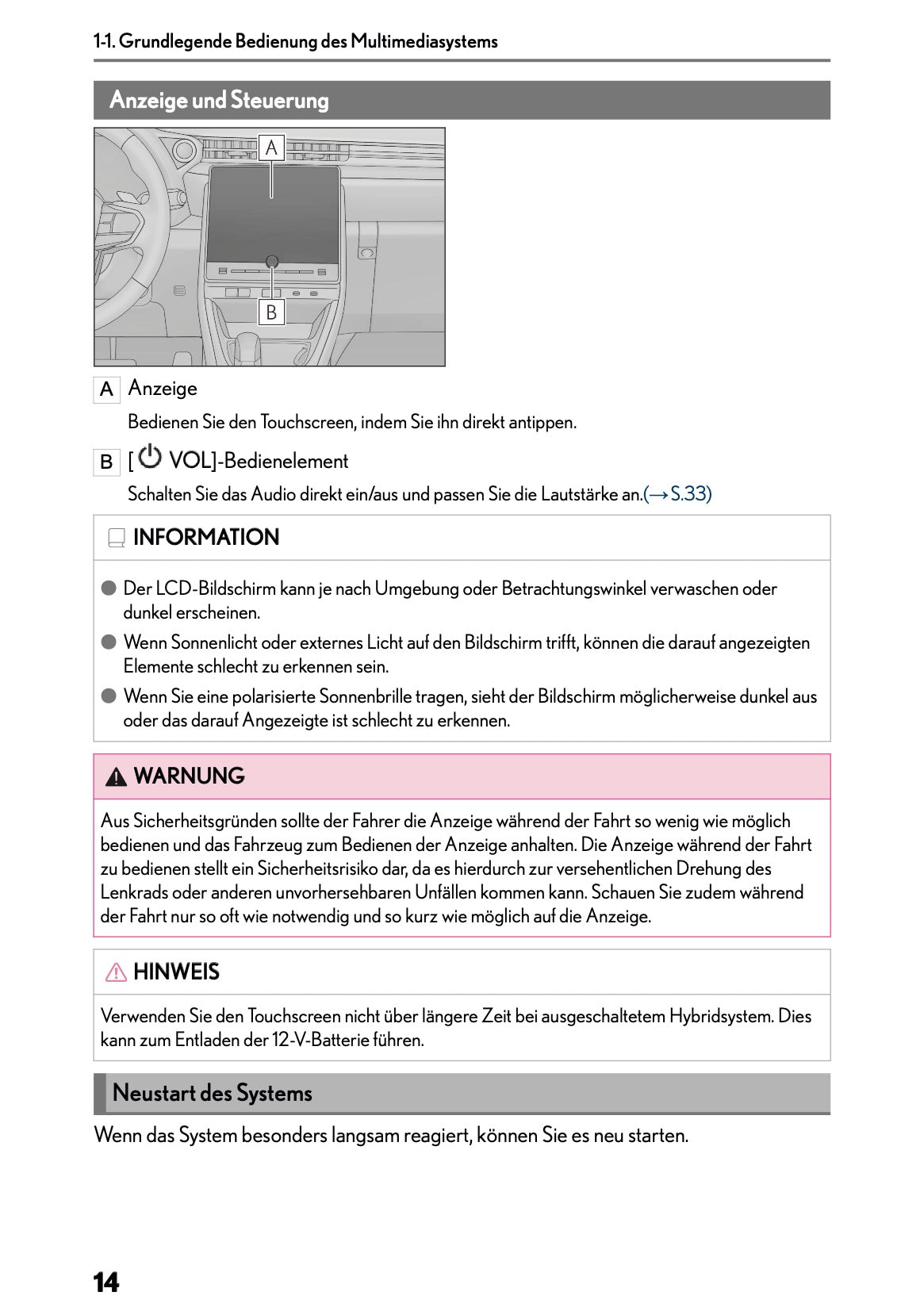 2025-2026 Lexus LBX Navigation Manual | German