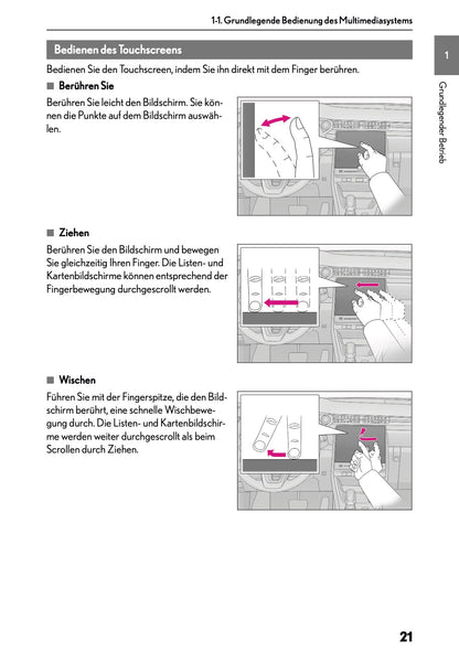 2025-2026 Lexus LBX Navigation Manual | German