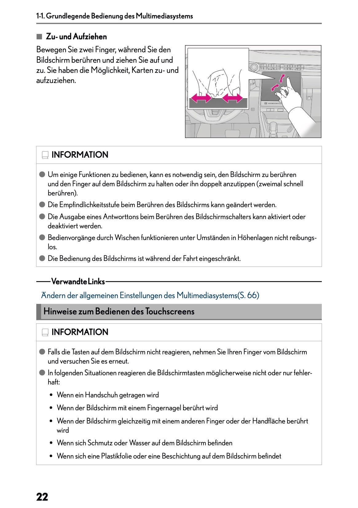 2025-2026 Lexus LBX Navigation Manual | German