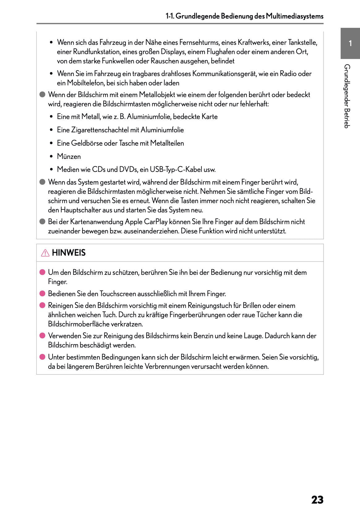 2025-2026 Lexus LBX Navigation Manual | German