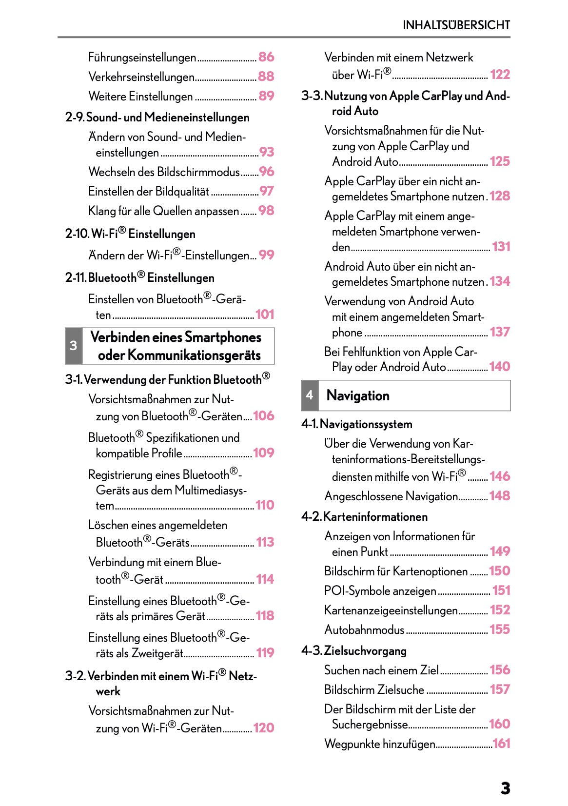 2025-2026 Lexus LBX Navigation Manual | German