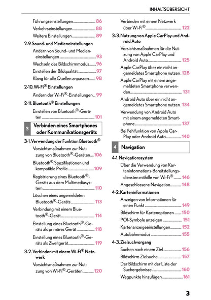 2025-2026 Lexus LBX Navigation Manual | German