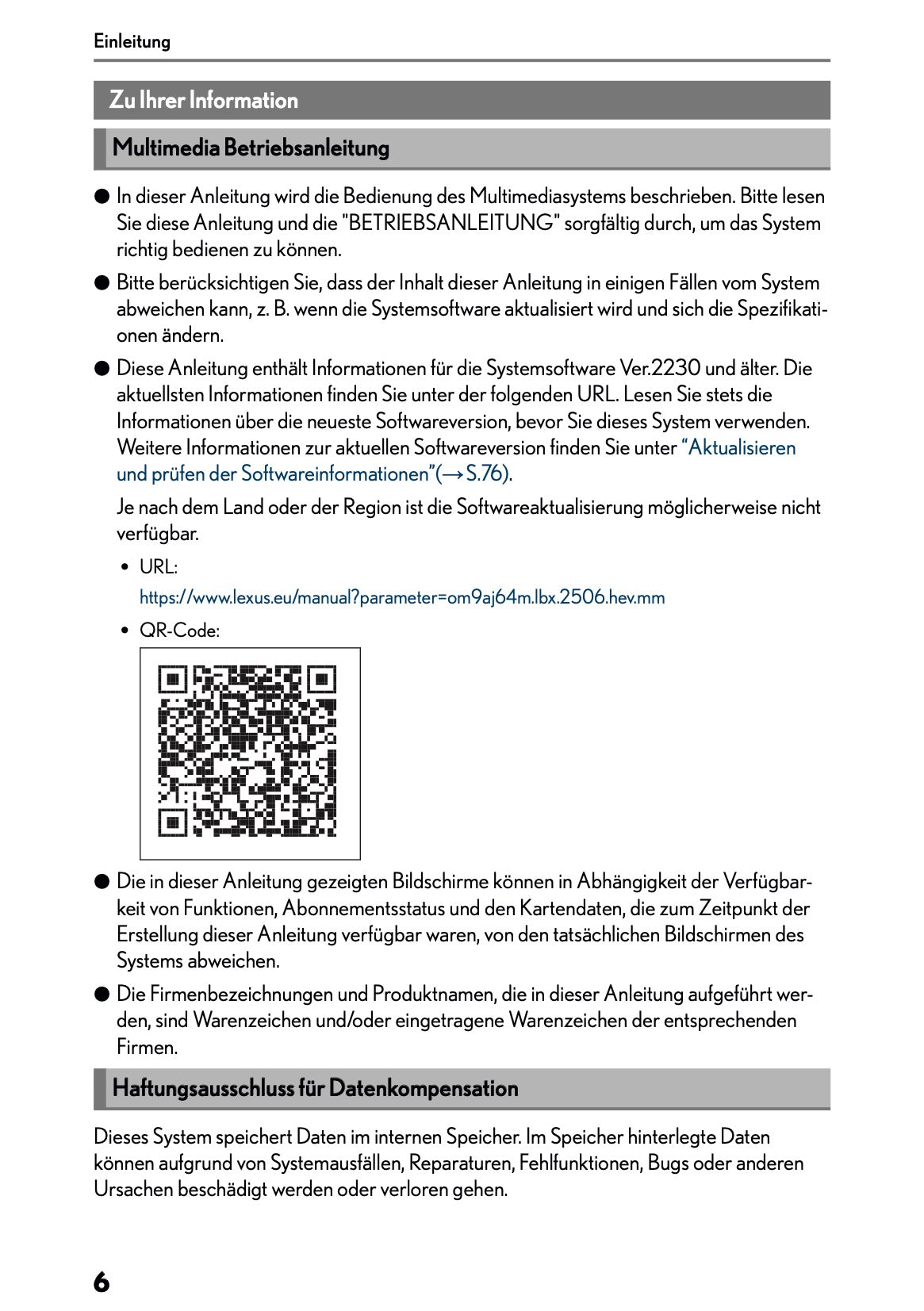 2025-2026 Lexus LBX Navigation Manual | German