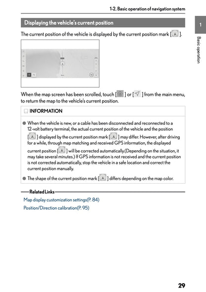 2025-2026 Lexus LBX Navigation Manual | English