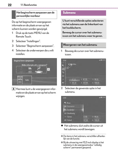 2019-2021 Lexus UX 250h Navigation Manual | Dutch