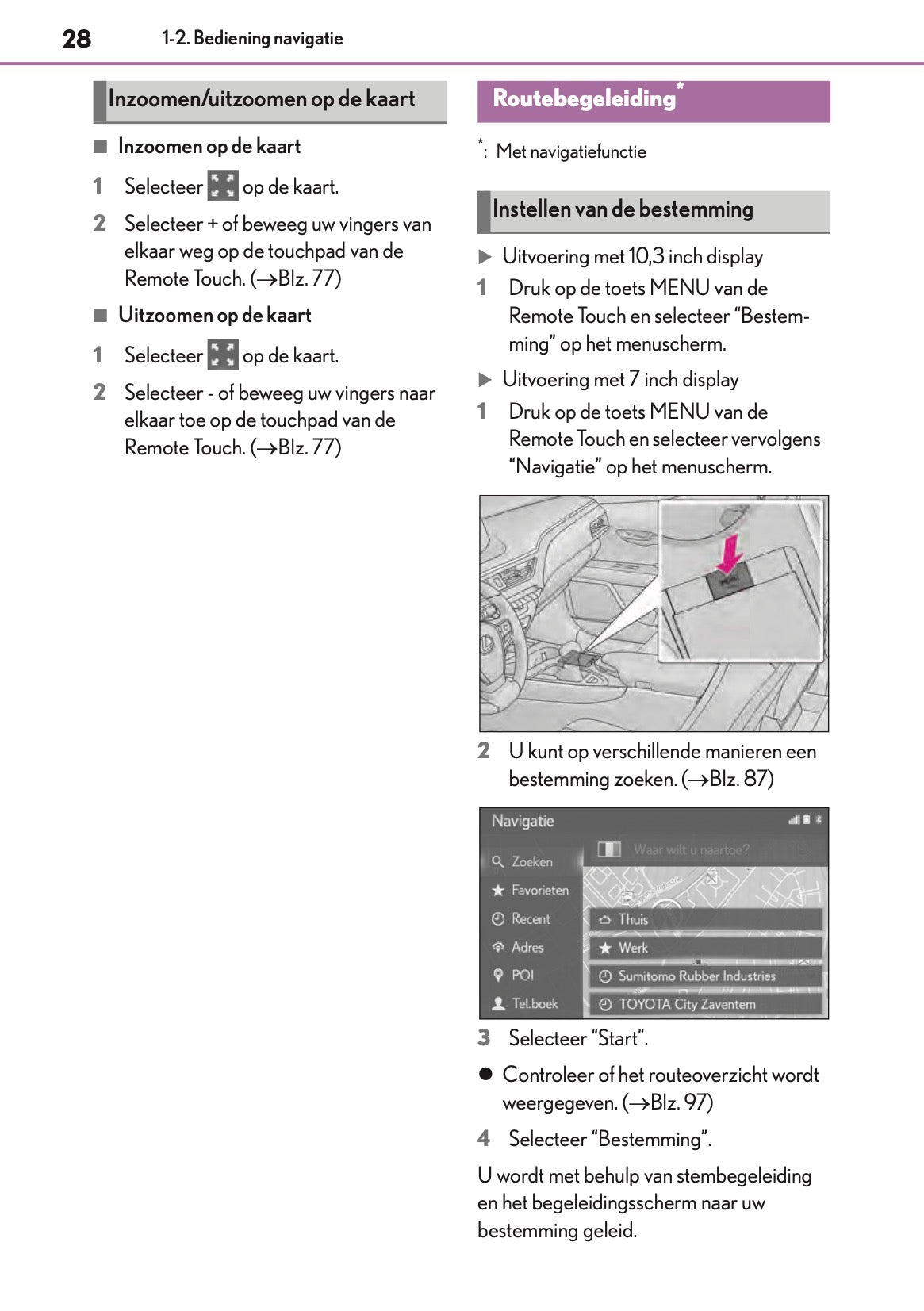 2019-2021 Lexus UX 250h Navigation Manual | Dutch