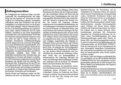 2026 Mitsubishi Outlander PHEV Smartphone Link Display Audio Manual | German