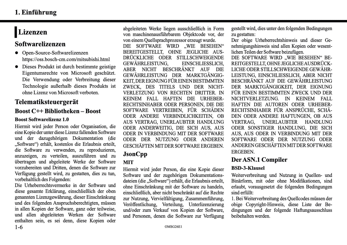 2026 Mitsubishi Outlander PHEV Smartphone Link Display Audio Manual | German