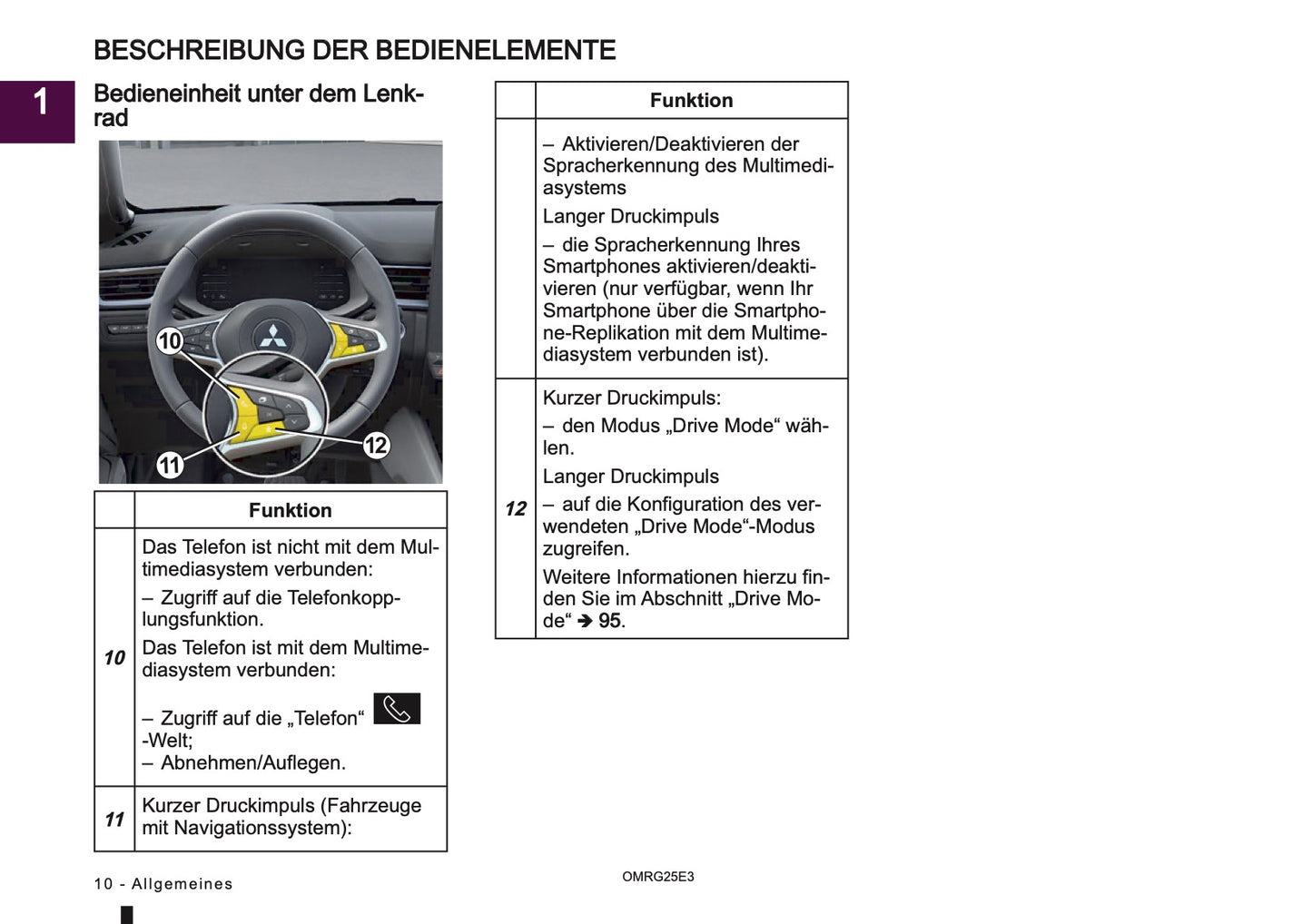 2025 Mitsubishi Smartphone Link Display Audio Manual | German