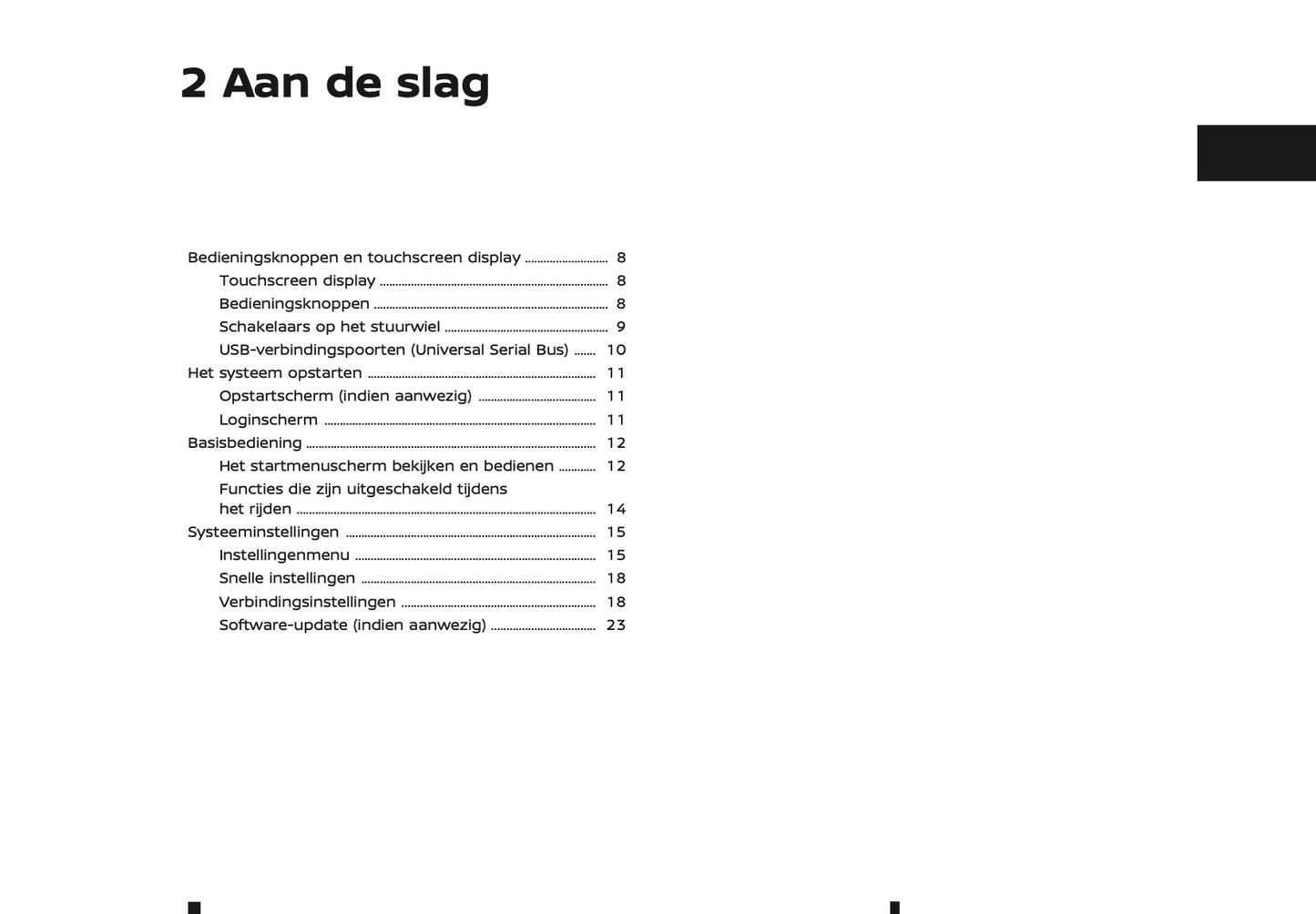 2022-2024 Nissan Connect Type A Infotainment Handleiding | Nederlands