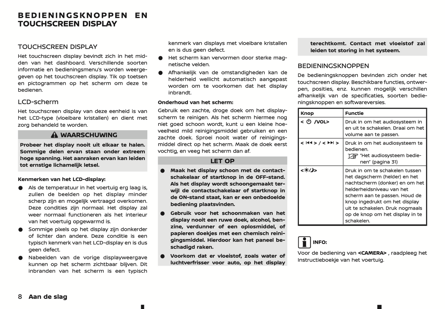 2022-2024 Nissan Connect Type A Infotainment Handleiding | Nederlands