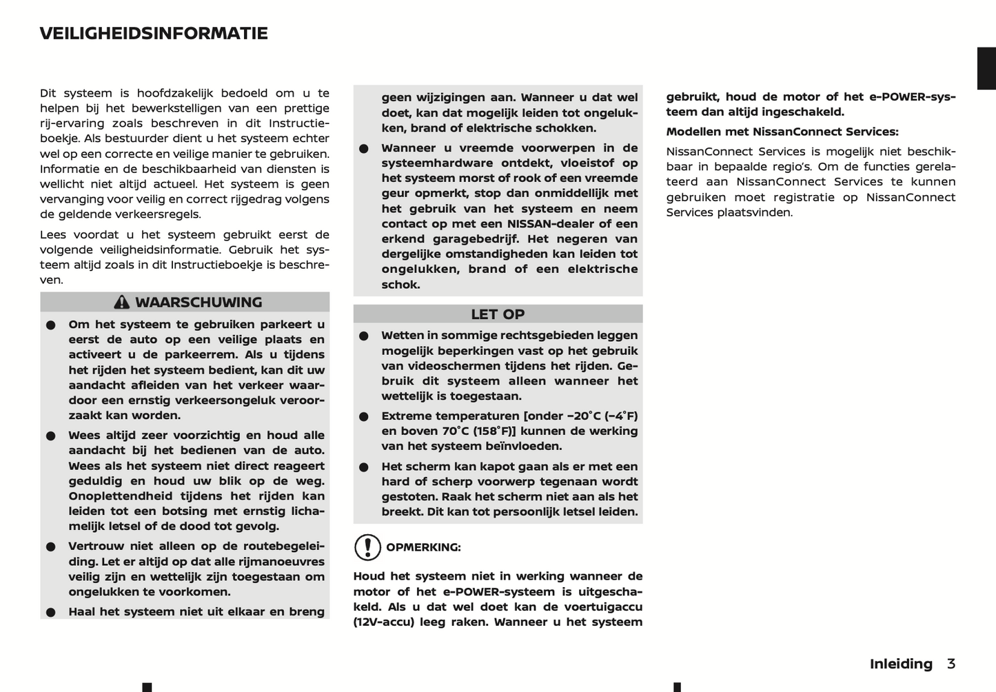 2022-2024 Nissan Connect Type A Infotainment Handleiding | Nederlands