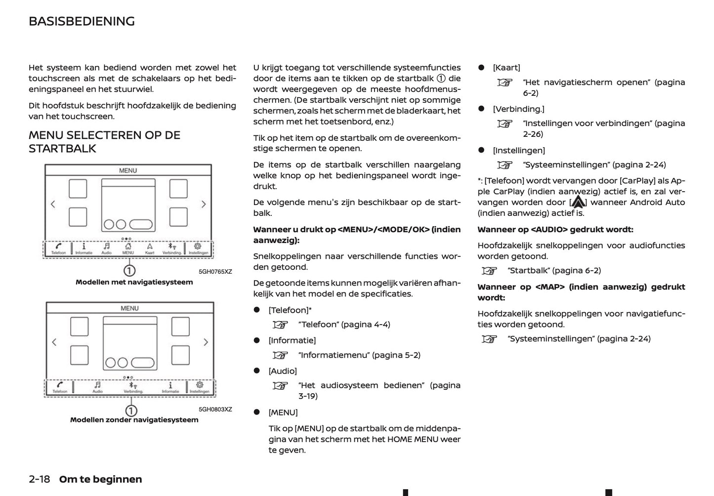 2018-2019 Nissan Connect Infotainment Manual | Dutch