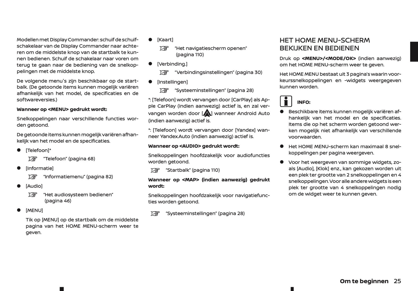 2022-2023 Nissan Juke Connect Infotainment Manual | Dutch