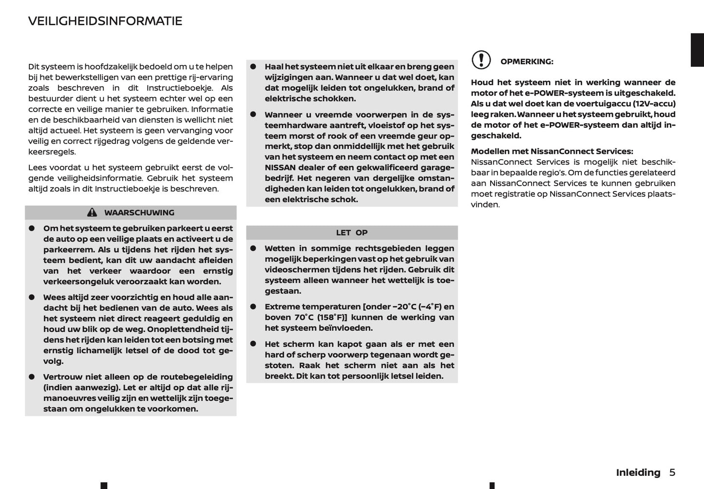2022-2023 Nissan Juke Connect Infotainment Manual | Dutch
